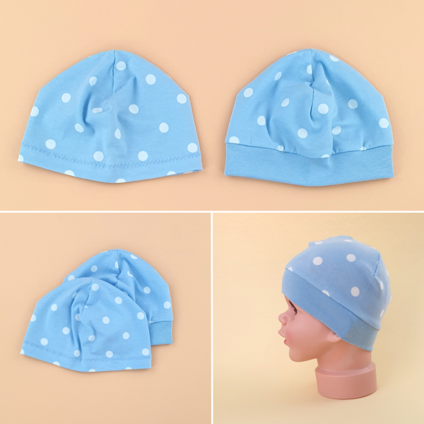 JULAWI Baby-Mütze Papierschnittmuster Details